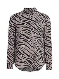 L  039 Agence - Nina Zebra Print Blouse at Saks Fifth Avenue