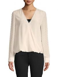 L  039 Agence - Perry Wrap Blouse at Saks Off 5th