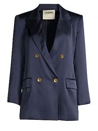 L  039 Agence - Taryn Charmeuse Blazer at Saks Fifth Avenue