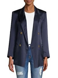 L  039 Agence - Taryn Charmeuse Blazer at Saks Off 5th