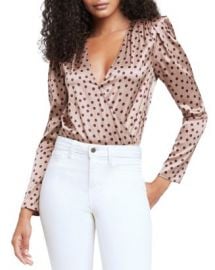 L  x27 AGENCE Brenda Puff Sleeve Bodysuit Women - Bloomingdale s at Bloomingdales