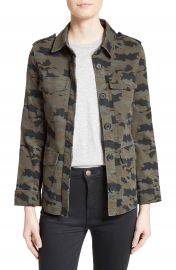 L  x27 AGENCE Camo Print Military Jacket   Nordstrom at Nordstrom