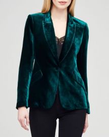 L  x27 AGENCE Chamberlain Velvet Blazer Women - Bloomingdale s at Bloomingdales