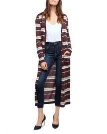 L  x27 AGENCE Long Striped Cardigan Women - Bloomingdale s at Bloomingdales