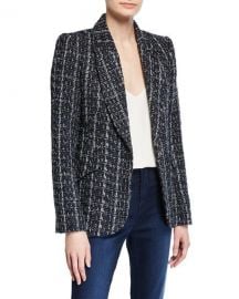 L  x27 Agence Chamberlain Tweed Blazer at Neiman Marcus