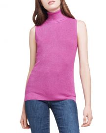 L  x27 Agence Sabrina Sleeveless Turtleneck Sweater at Neiman Marcus