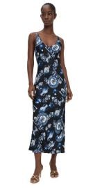 L\'AGENCE Akiya Tank Dress Black/Blue Porcelain XXS at Shopbop