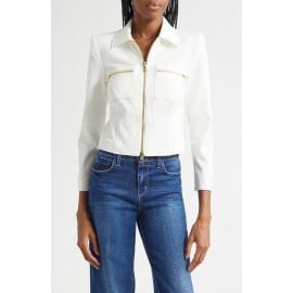 L\'AGENCE Calianna Zip Front Jacket at Nordstrom