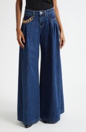 L\'AGENCE Chayse Chain Wide Leg Jeans at Nordstrom