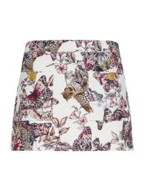 L\'AGENCE Cyra Jungle Butterfly Printed Miniskirt | Saks Fifth Avenue at Saks Fifth Avenue