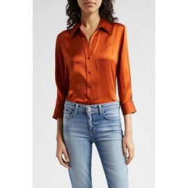 L\'AGENCE Dani Silk Charmeuse Blouse at Nordstrom