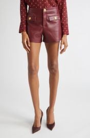 L\'AGENCE Dionne Faux Leather Shorts at Nordstrom