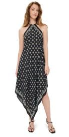 L\'AGENCE Elise Southwestern Halter Midi Dress Black M at Shopbop