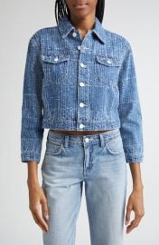 L\'AGENCE Koda Crop Denim Jacket at Nordstrom