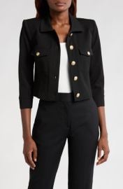 L\'AGENCE Kumi Fitted Crop Jacket at Nordstrom