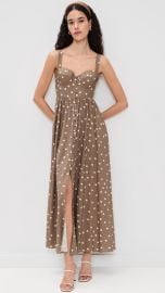L\'AGENCE Rosette Maxi Dress | Shopbop at Shopbop