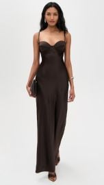 L\'AGENCE Sayla Bias Cut Silk Maxi Dress | Shopbop at Shopbop
