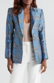 L\'AGENCE Sheila Structured Satin Blazer at Nordstrom