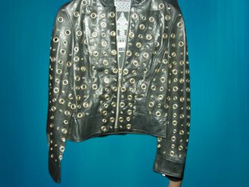 L A M B Vintage Leather Jacket at eBay