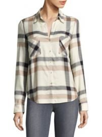 L AGENCE - Plaid Long-Sleeve Button-Down Shirt at Saks Fifth Avenue