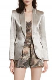 L AGENCE Chamberlain Metallic Blazer at Nordstrom