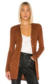 L AGENCE Millie Cardigan in Spice from Revolve com at Revolve