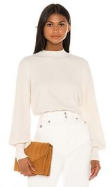 L Academie Lumi Sweater in Cream from Revolve com at Revolve