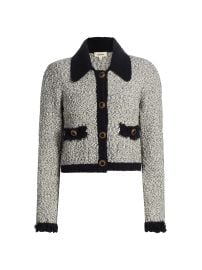 L Agence Arielle Boucle Cotton Blend Jacket at Saks Fifth Avenue