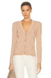 L Agence Calypso Pointelle Cardigan at Forward