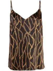 L Agence Chain Print Camisole Top - Farfetch at Farfetch