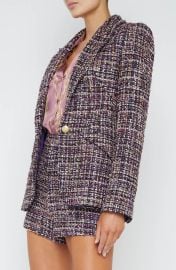 L Agence Chamberlain Tweed Single Breasted Blazer at Nordstrom