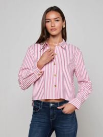 L Agence Cosette Crop Shirt at L'Agence