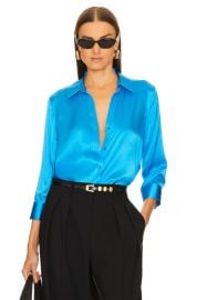 L Agence Dani 3 4 Sleeve Blouse at Revolve