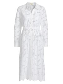 L Agence Emilio Midi Shirt Dress at Saks Fifth Avenue