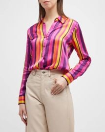 L Agence Hallie Shirt at Neiman Marcus