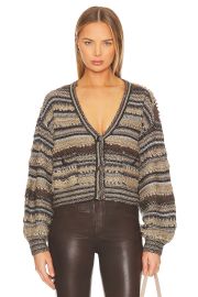 L Agence Harriet Blouson Cardigan at Revolve