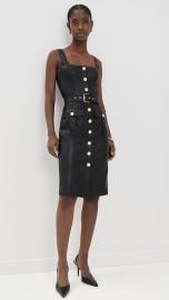 L Agence Idy Faux Leather Dress at Shopbop