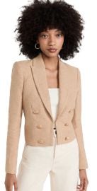 L Agence Inez Cropped Blazer at Shopbop