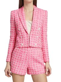 L Agence Inez Tweed Blazer at Saks Fifth Avenue