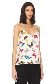 L Agence Jane Butterfly Print Tank at Revolve