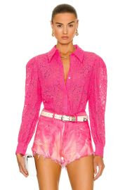 L Agence Jenica Blouse in Rose at Forward