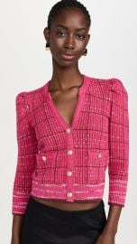 L Agence Jenni Cardigan in Pink at Shopbop