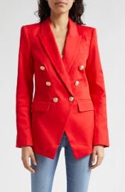 L Agence Kendi Blazer in High Risk Red at Nordstrom