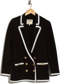 L Agence Kenji Oversize Knit Blazer at Nordstrom Rack