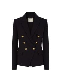 L Agence Kenzie Blazer in Black at L'Agence