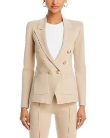 L Agence Kenzie Metallic Knit Blazer at Bloomingdales