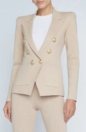 L Agence Kenzie Metallic Knit Blazer at Nordstrom