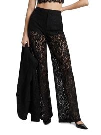 L Agence Livvy Lace Trousers at Saks Fifth Avenue
