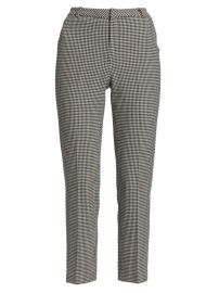 L Agence Logan Houndstooth Trousers at Saks Fifth Avenue