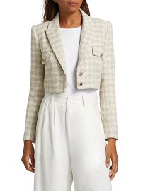 L Agence Maura Cropped Jacket at Saks Fifth Avenue